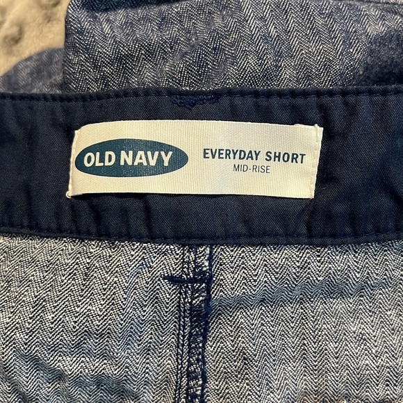Old Navy size 16 womens everyday short linen blend mid rise side pockets summer - Picture 6 of 10